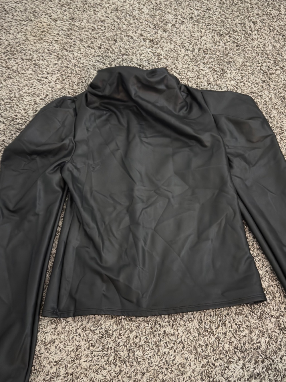 Express Black Faux Leather Women's Jacket